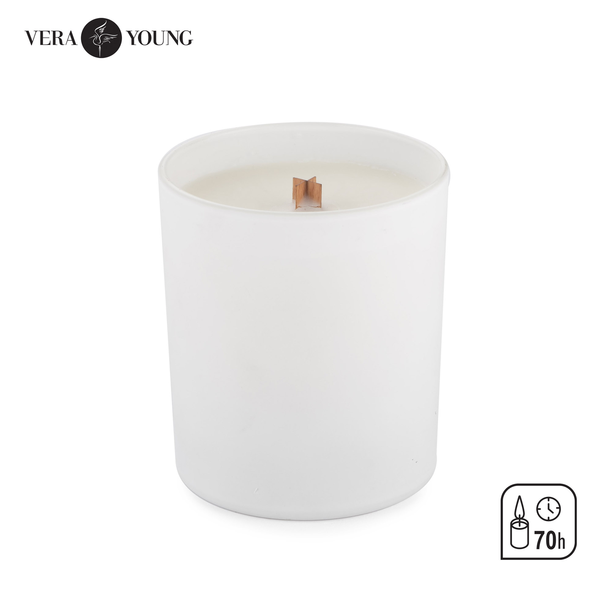 Świeca sojowa 220g - Library - VERA YOUNG